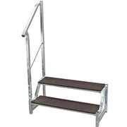 AG Freestanding 2 Tread Step Galvanised Steel