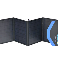 BlueFusion Portable Folding Solar Panel 50W, 100W, 120W for 12V/24V Lead Acid Battery