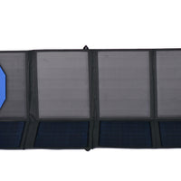 BlueFusion Portable Folding Solar Panel 50W, 100W, 120W for 12V/24V Lead Acid Battery