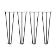 Heavy Duty Black Hairpin Legs 400mm Coffee Table Height (Set of 4)