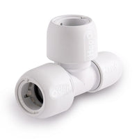 Hep2O HD12 22mm x 15mm End Reducing Tee White