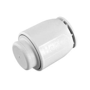 Hep2O HD62/15 15mm Demountable Stop End White