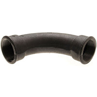 Mall Iron 90 Deg Long Bend 1-1/2" BSP Female Threads - MI24LB