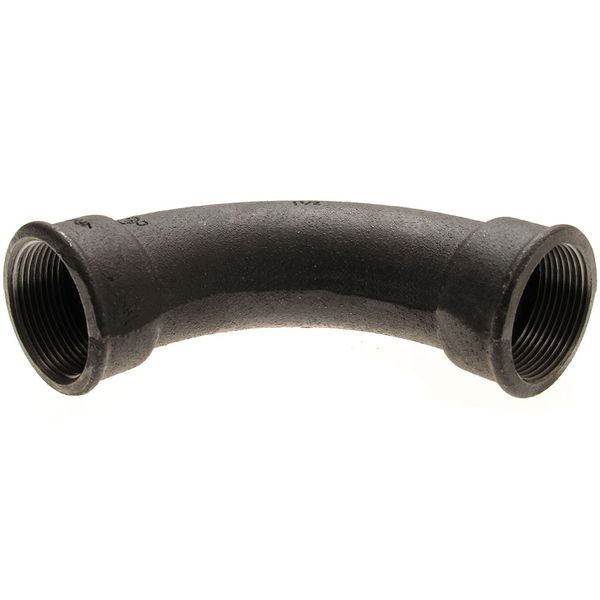 Mall Iron 90 Deg Long Bend 1-1/2" BSP Female Threads - MI24LB