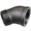 Mall Iron 45 Deg Elbow 2" BSP Male / Female - 1112109