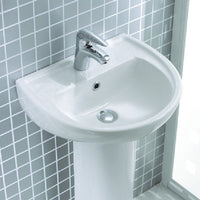 Lecico Atlas Porcelain Wash Basin 45cm Width W0211