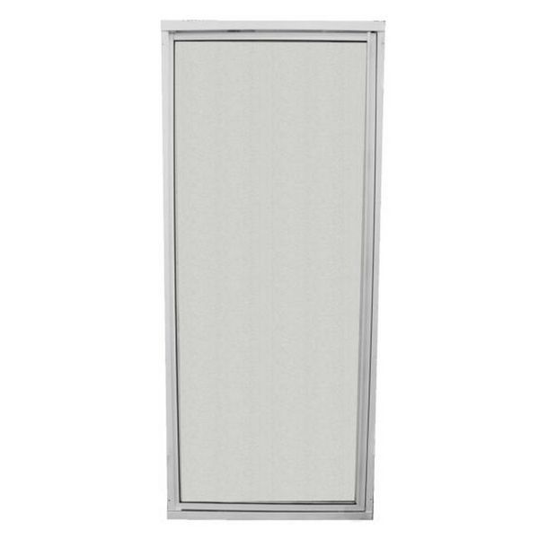 Shower Door and Frame 160cm x 54cm White - 1600X540 DOOR&FRAME