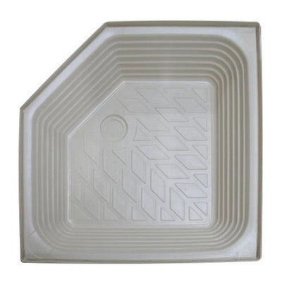 Atlas Shower Tray with Angled Corner 685 x 685 x 200mm (27 x 27 x 8