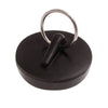 Ring Pull Sink Plug 1-3/4" Black - 716HB