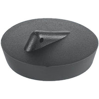 Sink Plug 2" Black PVC - BP5