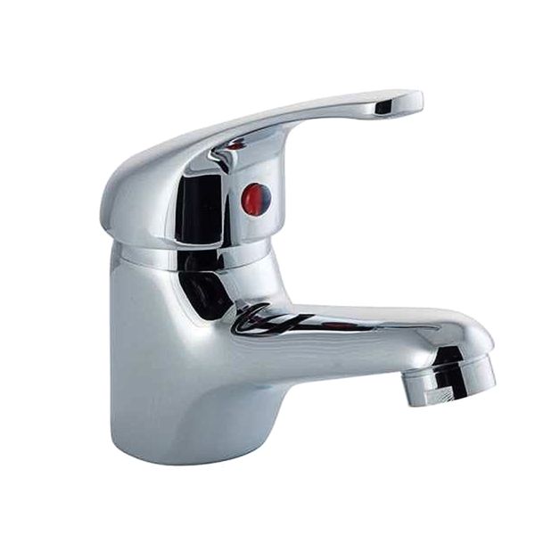 Melford Eco-Flo Single Lever Basin Monoblock Mixer Tap Chrome - GBT100/E