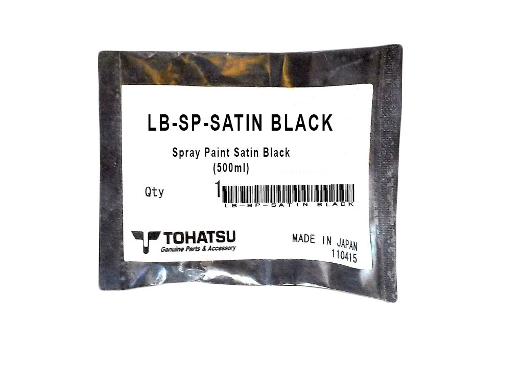 LB-SP-SATIN BLACK Spray Paint Satin Black (500Ml)