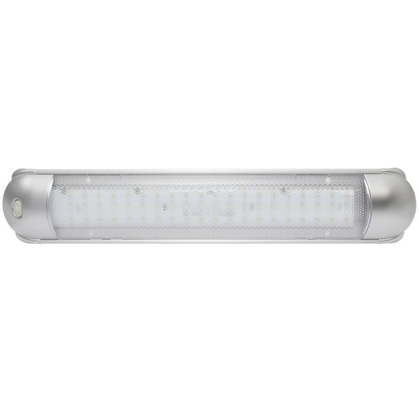 Silver Strip Light Natural LED (60) with Switch 10-30V - 01808-SL