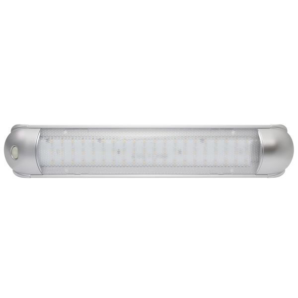 Silver Strip Light Warm LED (60) with Switch 10-30V - 01808-WSL