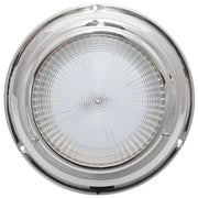 12V Stainless Dome Light Natural White LED 168mm 5" Dome - 00550-SLD