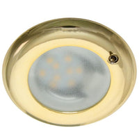 LED Brass Downlight Flush Mount with Switch 8-28V - 00149-WSD