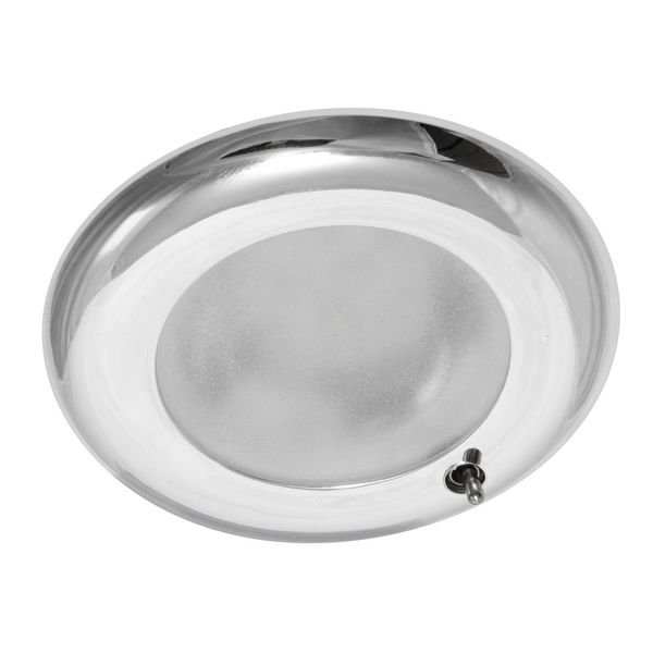 LED Chrome Downlight with Switch 8-28V - 00149-WSCPD
