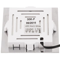AAA LED Square Downlight Chrome Warm White 09021-W05