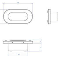 LED Recessed Lamp Merak - by Talamex