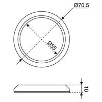 LED Construction Downlight - by Talamex