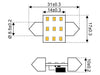 LED Festoon - by Talamex