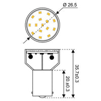 Super LED BA15D/BA15S/BA9S - by Talamex