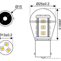 Super LED BA15D/BA15S/BA9S - by Talamex