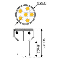 Super LED BA15D/BA15S/BA9S - by Talamex