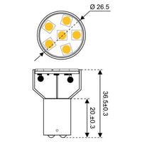 Super LED BA15D/BA15S/BA9S - by Talamex