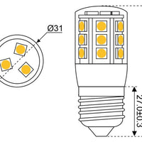 LED E14/27 - by Talamex