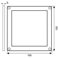 LED Construction Downlight Square - by Talamex