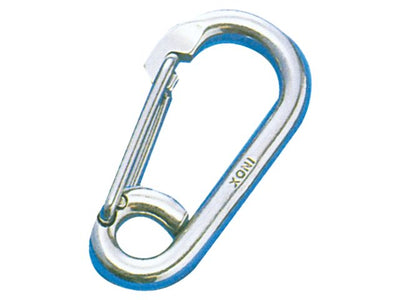 Carbine Hooks Oval With Eye - by Talamex