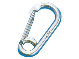 Carbine Hooks Oval With Eye - by Talamex