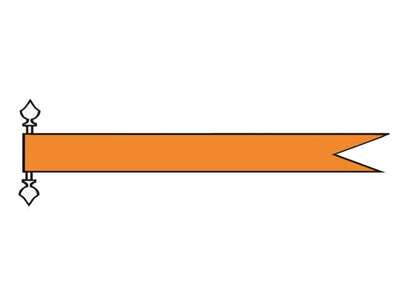 Orange Pennant - by Talamex