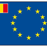 European Flag (with Small Belgian Flag) - by Talamex