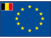 European Flag (with Small Belgian Flag) - by Talamex