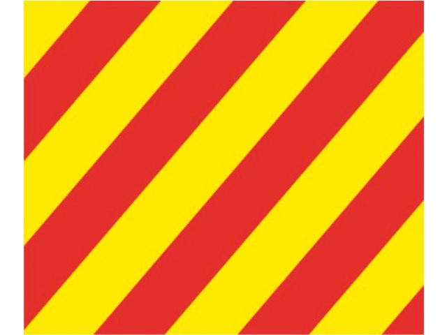 Signal Flags Size 30 X 36cm - by Talamex