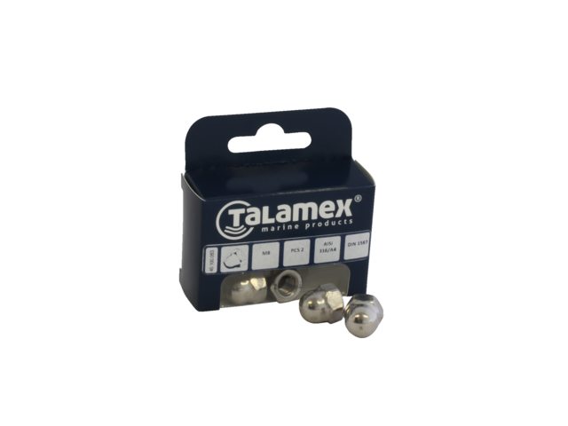 Hexagon Dome Nut DIN 1587 - by Talamex