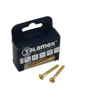 Brass Wood Screw Counter Head DIN 95 - by Talamex