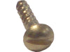 Brass Wood Screw Counter Raised Head DIN 96 - by Talamex