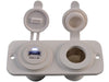 USB Socket + 12V Socket - by Talamex