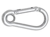 Carabiner With Eyelet And Locking Bar - by Talamex