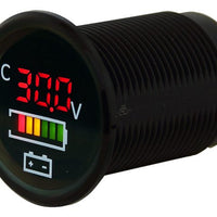Digital Voltmeter With Battery Indicator - by Talamex