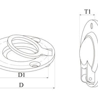 Flush Lifting Pull - by Talamex