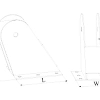 Masts and mast base  For Motor Craft - by Talamex