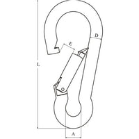 Carbine Hooks Classic - by Talamex