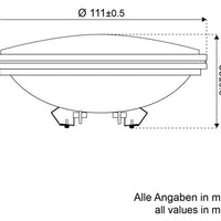 LED SPREADER LIGHT SPARE - by Talamex