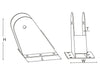 Masts and mast base  For Motor Craft - by Talamex