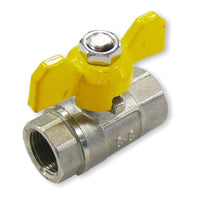 Gas Ball Valve 3/8" BSP Female Ports with Standard Handle - CIM 312 G