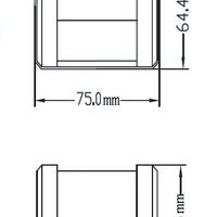 Red Port LED Navigation Light – MidiNav Range – for boats up to 12m